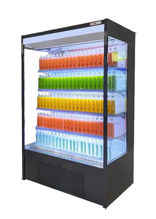 Fan Cooling Front Open Mini Display Fridge For Store Shop