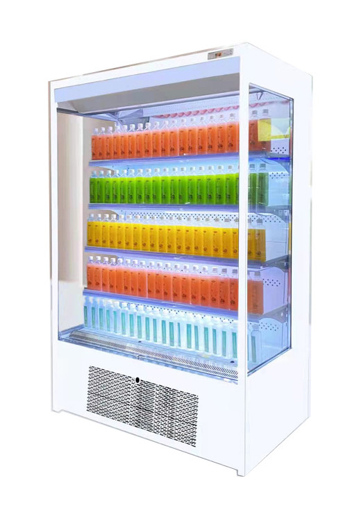 Fan Cooling Front Open Mini Display Fridge For Store Shop