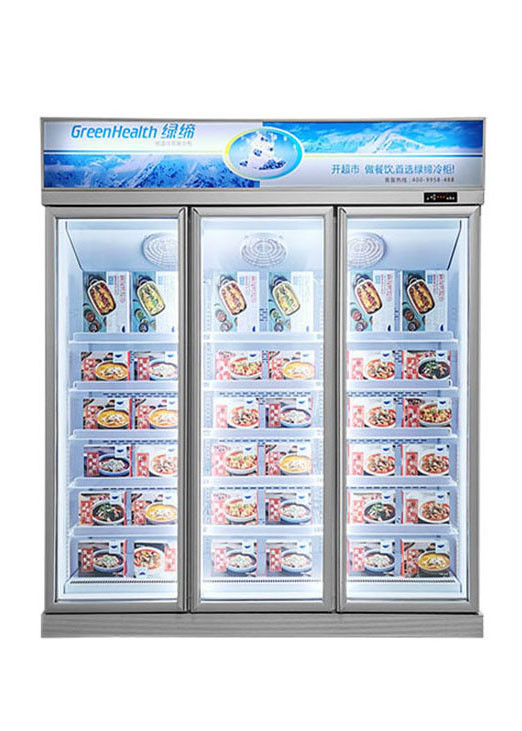 Air Cooling Supermarket Display Freezer No Frost China Supply -22°C