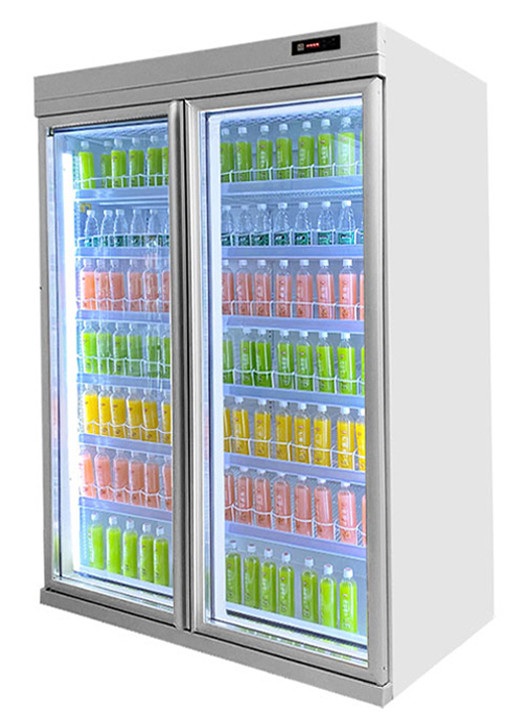 Factory Price Air Cooling Milk Drink Display Chiller For Retail Store