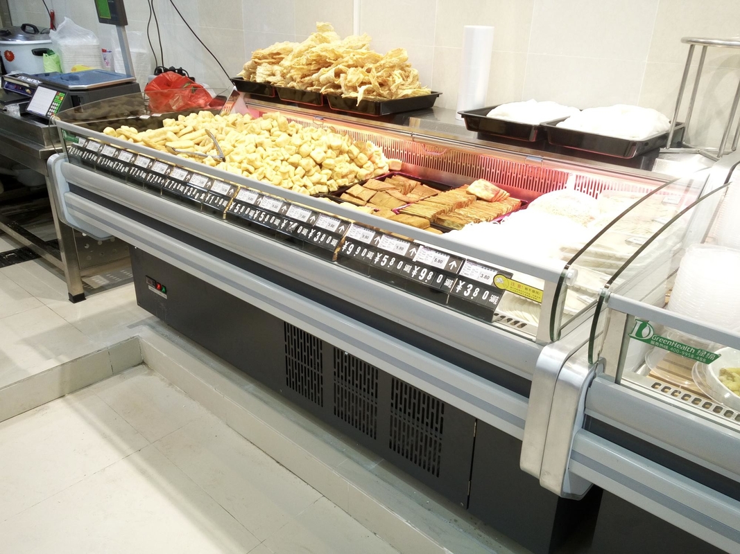 Low Noise Quick Freezing Frozen Meat Display Freezer For Butcher Shop