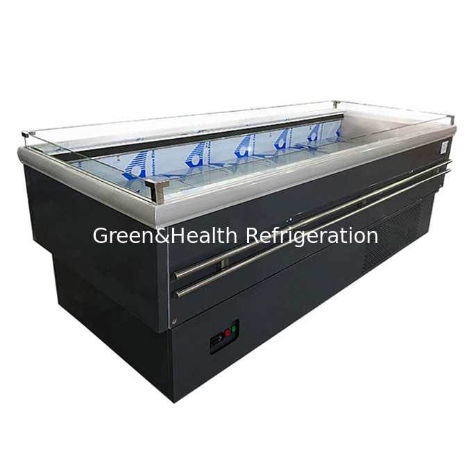 Food Refrigerated Preservation Fruit Display Chiller For Store Open Type