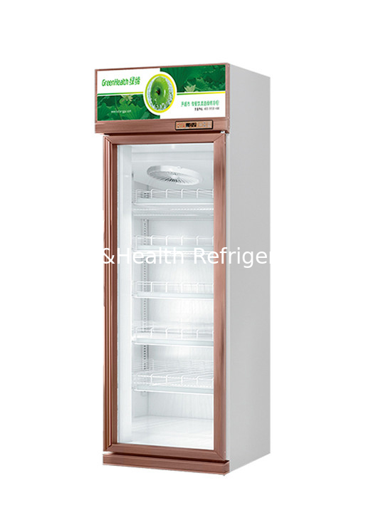 High Efficient Upright Display Fridge For Supermarket / Shopping Mall