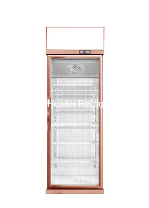 GreenHealth LG Series 1 / 2 / 3 Glass-Door No-Fog Cold Drink Chiller 2–8°C Commercial Fridge