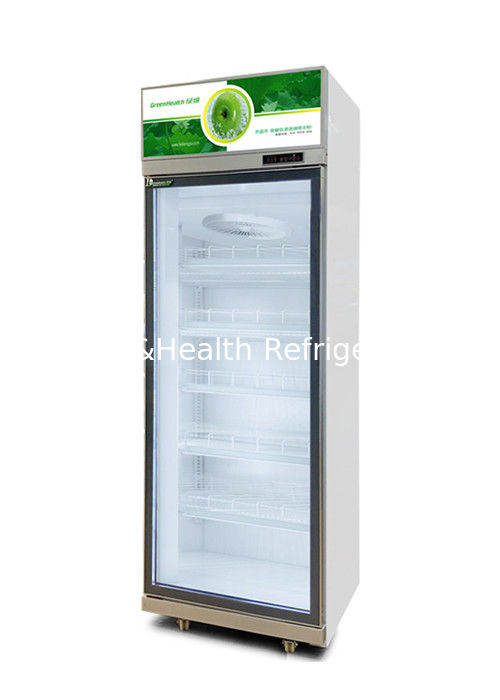 Commercial Beverage Cooler with Triple Glass Door 1050W Power and 1530L Capacity for Supermarkets
