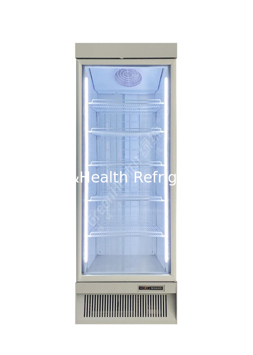 Minus 22 Degrees Upright Glass Door Freezer  Display Fridge In Supermarket