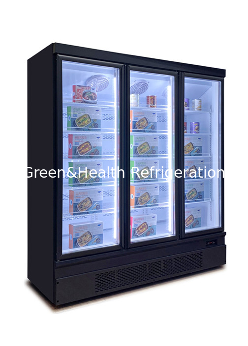 Customized Commercial Display Freezer 3 Door For Popsicle Frozen R404a