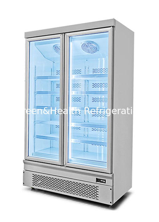 110V Commercial Upright Freezer Seafood Ice Cream Frozen Chicken Product Display Freezer