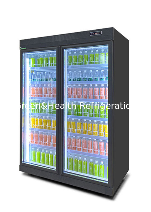 Upright Glass Door Display Cold Drink Fridge For Convenience Store 1500L/N