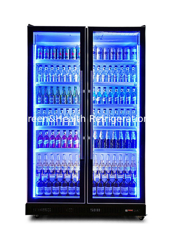 Slim Refrigerator Equipments bottle Bar Fridge Glass Door Display