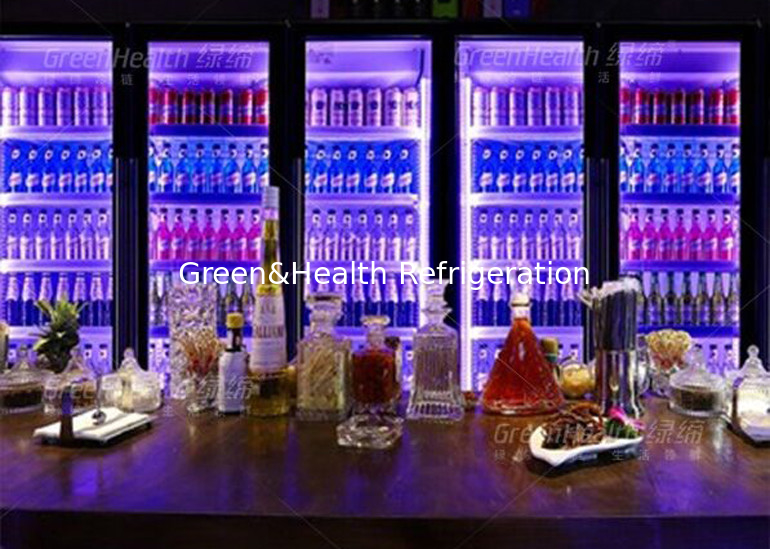 No Top Light Box 740L CCC Auto Defrost Drink And Wine Cooling Refrigerator