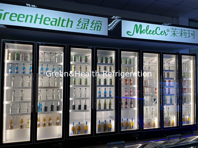No Top Light Box 740L CCC Auto Defrost Drink And Wine Cooling Refrigerator