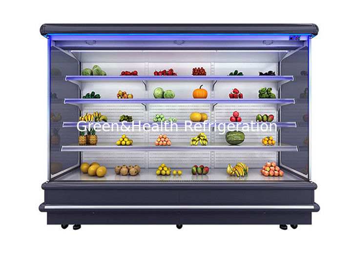 Air Curtain Merchandiser Display Multi Deck Chiller Open Front