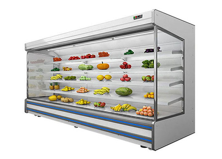 Remote Style Refrigerated Open Display Chiller For Supermarket Shop