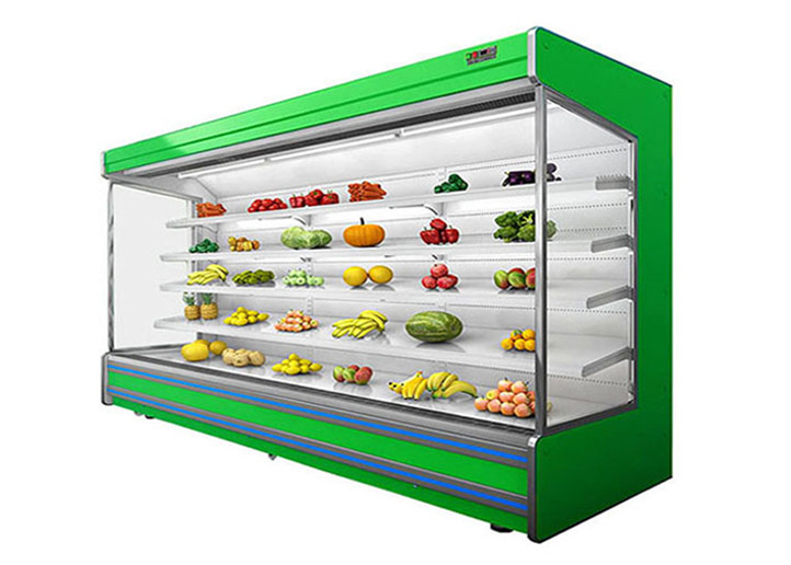 Remote Style Refrigerated Open Display Chiller For Supermarket Shop