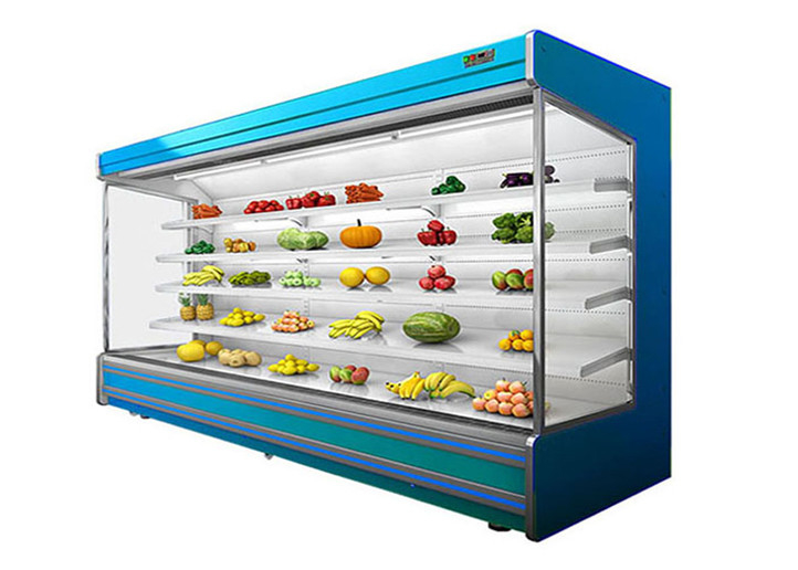 Remote Style Refrigerated Open Display Chiller For Supermarket Shop