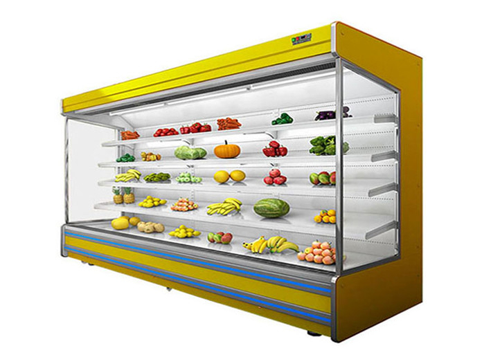 Remote Style Refrigerated Open Display Chiller For Supermarket Shop