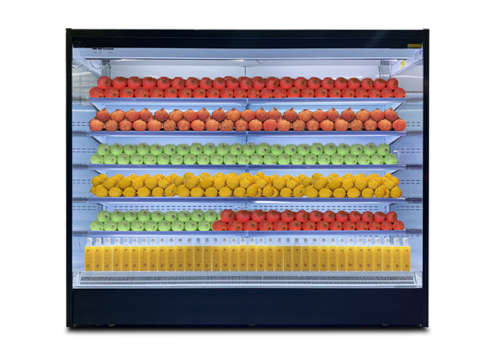 3600W Low Noise Commercial Display Freezer Multideck Open Drinks Milk Display Fridge For Shop