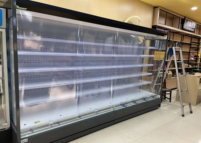 3600W Low Noise Commercial Display Freezer Multideck Open Drinks Milk Display Fridge For Shop