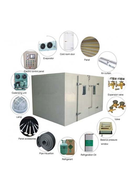 Supermarket Fresh Keeping Cold Storage Room For Fruit Vegetable Flowers Cooling R410