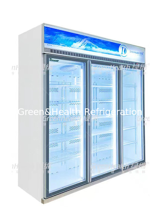Vertical 5 Layers 2 Door Commercial Display Freezer -22 Degree
