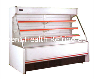 R404a / R134 Multideck Open Chiller / Supermarket Display Refrigerator Fan Cooling Type