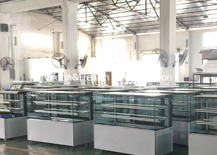 Customize Color Cake Display Chiller R134a Fridge Refrigerated Showcase