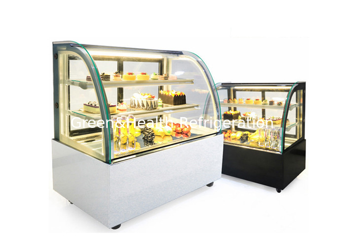 Customize Color Cake Display Chiller R134a Fridge Refrigerated Showcase