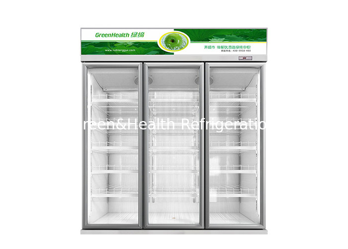 Adjustable Shelf Supermarket Display Fridge Luxury Type Beverage Cooler