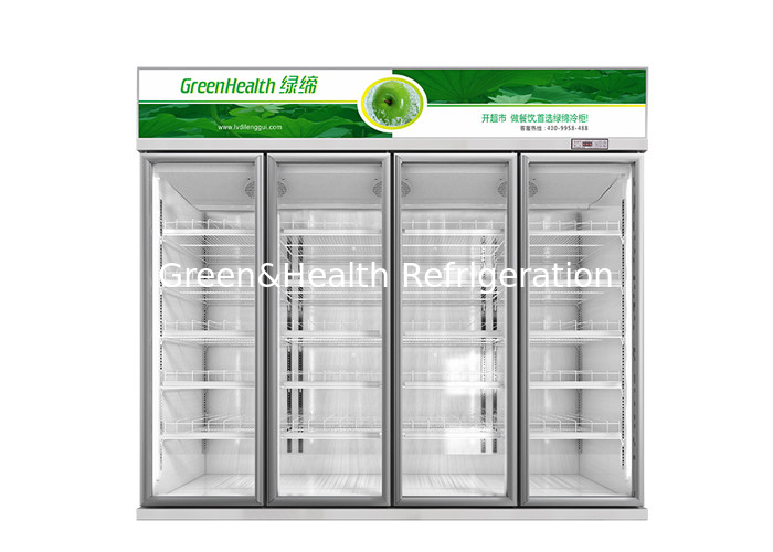 Adjustable Shelf Supermarket Display Fridge Luxury Type Beverage Cooler