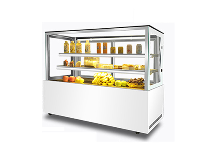 R134a Digital Control Bread Shop Cake Display Cooler Stainless Steel Material For Bakery