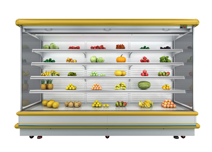 Factory Price Model A Remote System Multi- Deck Open Chiller Supermarket Refrigeration Display Chiller