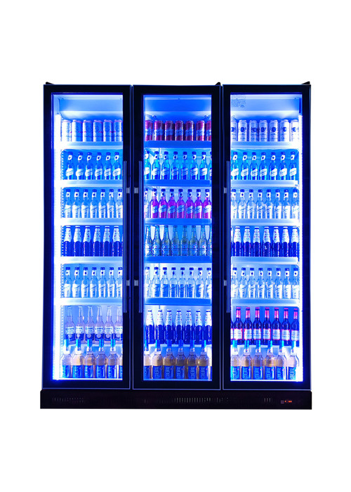 R290a Two Door Refrigerator Glass Door Wine And Beverage Coolers For Bar