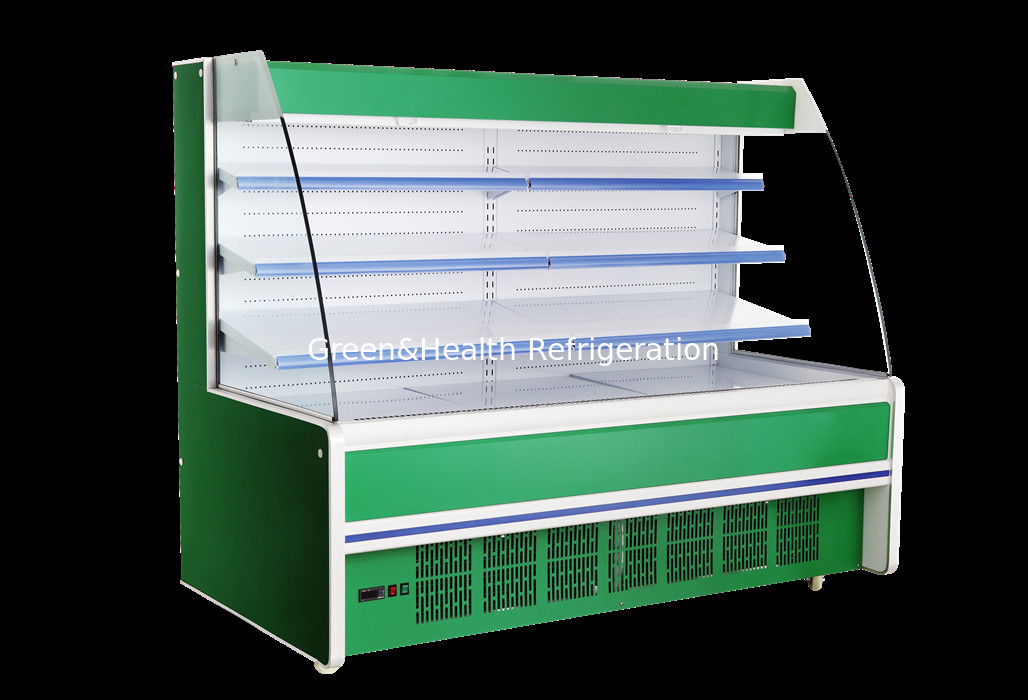 1410L Supermarket Showcase Refrigerator For Fruit And Vegetable Refrigeration Equipment