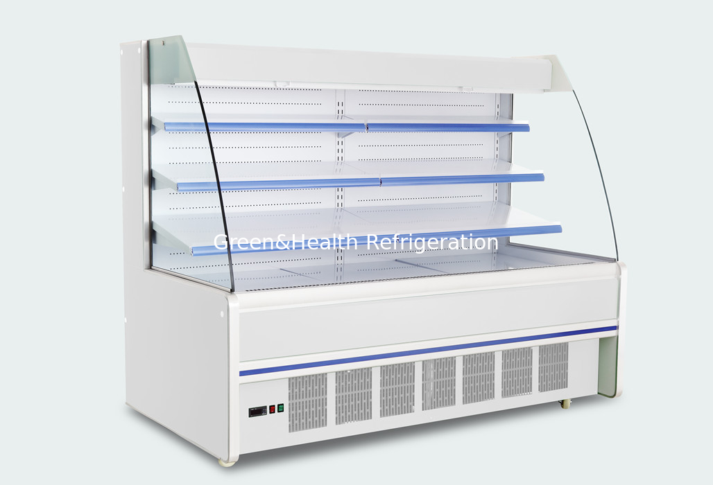 1410L Supermarket Showcase Refrigerator For Fruit And Vegetable Refrigeration Equipment