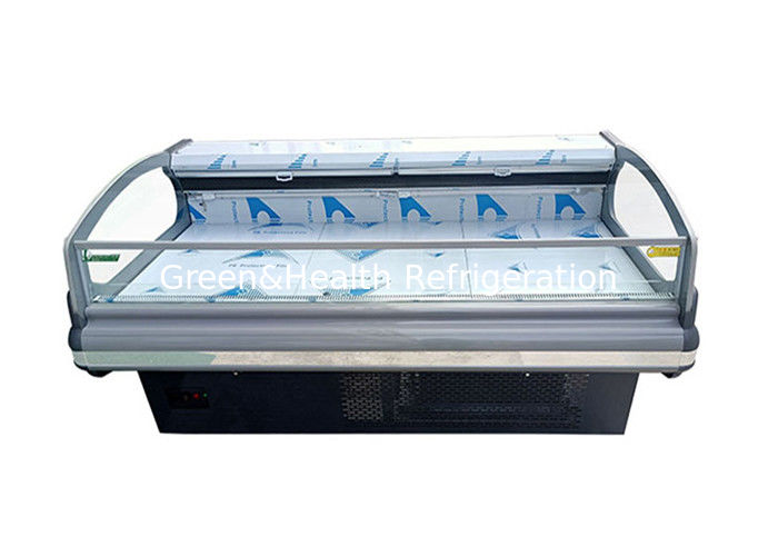 Supermarket Meat Freezer Container Meat Display Chiller Refrigerator