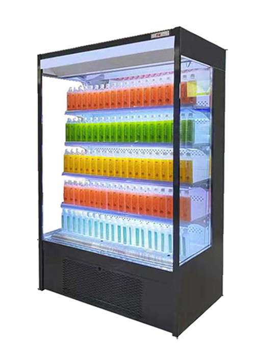 1.25m Mini Open Type Integrated Merchandise Chiller For Supermarket