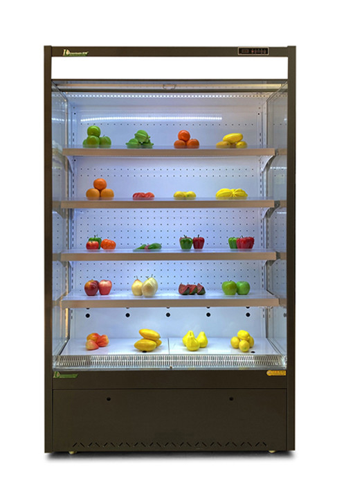 1.25m Mini Open Type Integrated Merchandise Chiller For Supermarket