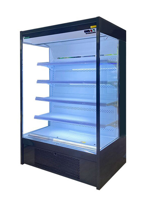 1.25m Mini Open Type Integrated Merchandise Chiller For Supermarket