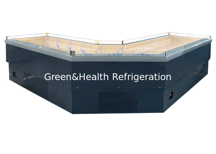 R22 Open Type Meat Display Freezer Showcase With LED Light