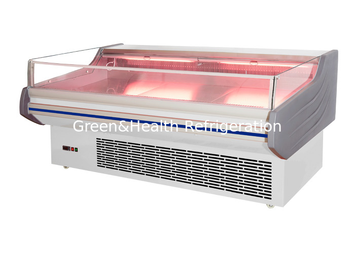 R22 Open Type Meat Display Freezer Showcase With LED Light