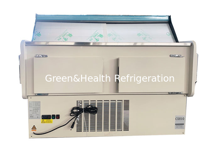 1M Front Flip Door Deli Display Refrigerator Butcher Equipment Meat Freezer 100L