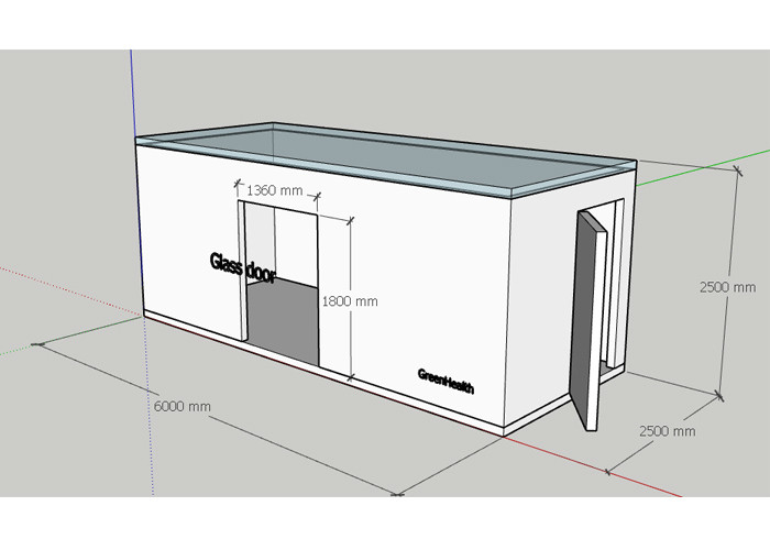 Cam Lock PU Panels Walk In Cold Room Freezer For Chicken Beef Modular Storage Room