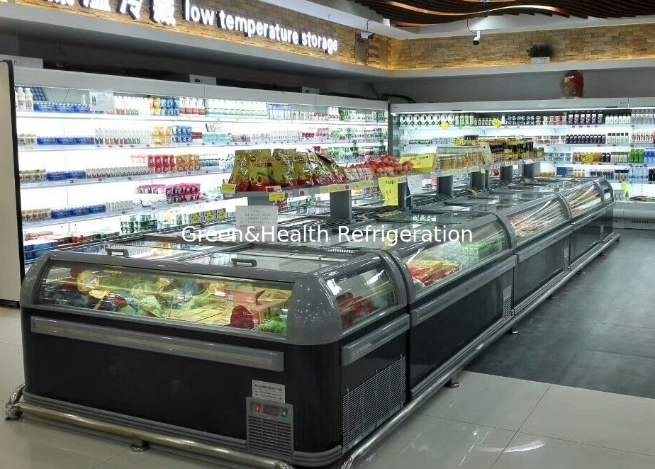 Shop Big Capacity Commercial Freezer With -18~-22 Degree Auto Defrost Aluminum Interior