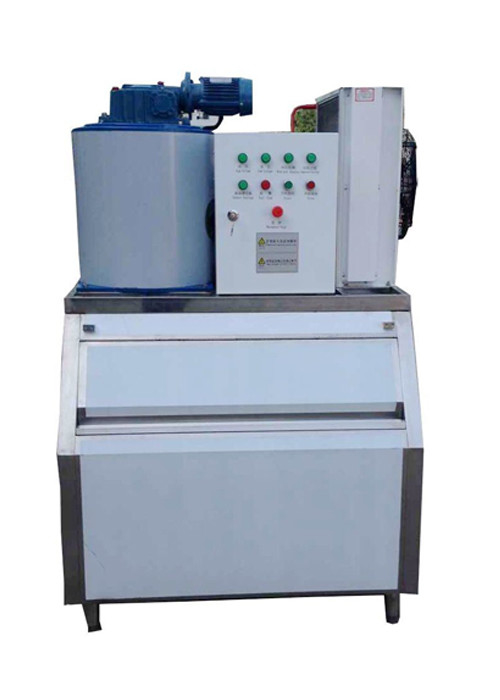 2T Production Ice Making machine Kitchen 50kg Stainless Steel Cube Ice Maker Machine