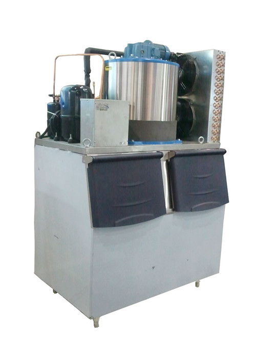 2T Production Ice Making machine Kitchen 50kg Stainless Steel Cube Ice Maker Machine
