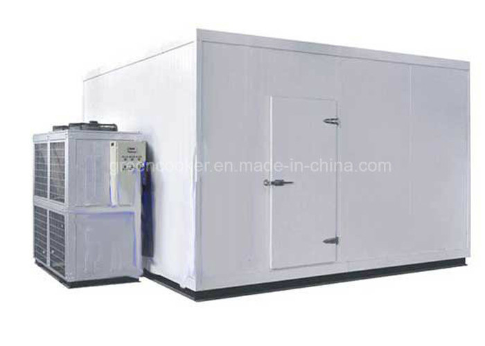 PU Panel Mini Cold Storage Room Walk In Cooler Easy Operate Fan Cooling System For Meat Freezer