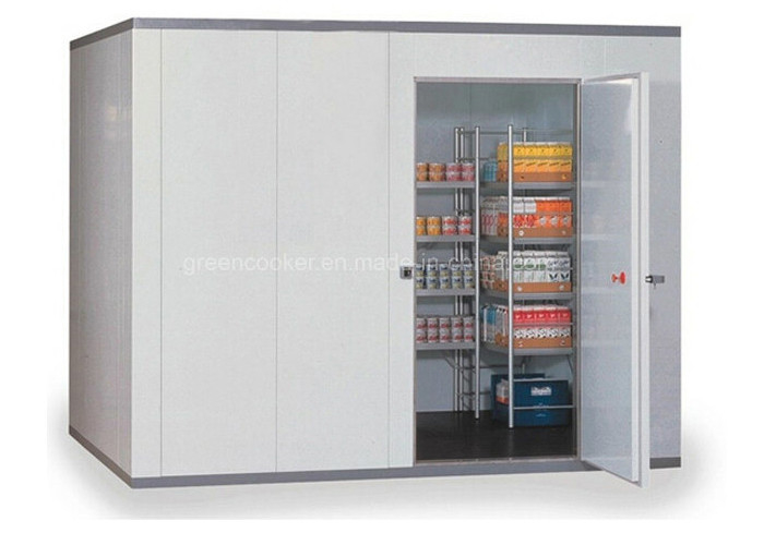 PU Panel Mini Cold Storage Room Walk In Cooler Easy Operate Fan Cooling System For Meat Freezer
