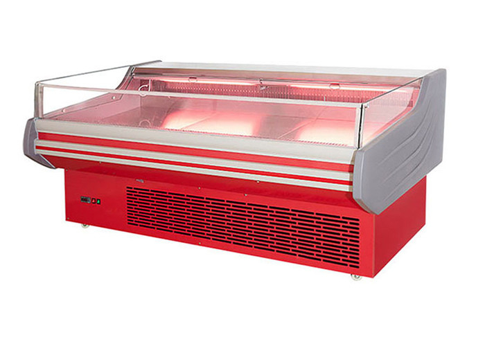 Fish Meat Seafood Display Table Refrigerator Showcase For Supermarket Congelador Horizontal