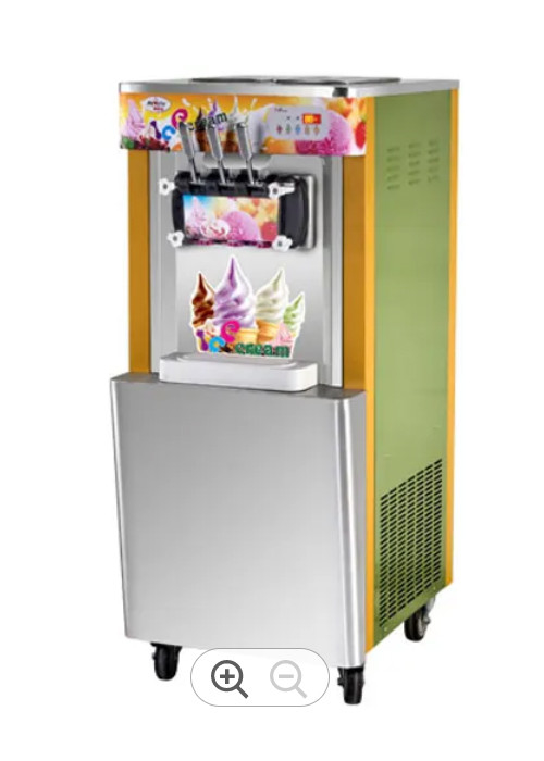 22 L/H Commercial Counter Soft Ice Cream Machine Stainless Steel Ice Cream Making Machine